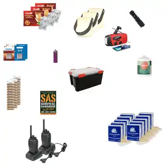 ANWB SOS Central 3-persoons Blackout Pack voor 3 dagen Zwart aanbieding