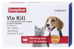 De Online Drogist Beaphar Vlo Kill Katten en Kleine Honden aanbieding