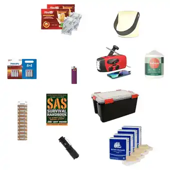 ANWB SOS Central 1-persoons Blackout Pack voor 3 dagen Zwart aanbieding