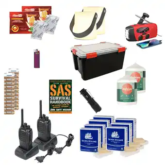 ANWB SOS Central 2-persoons Blackout Pack 3 dagen Zwart aanbieding