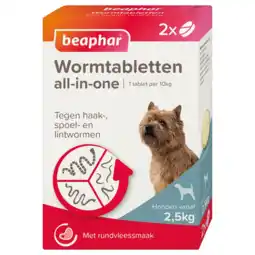 De Online Drogist Beaphar Wormtabletten all-in-one Honden vanaf 2.5KG aanbieding