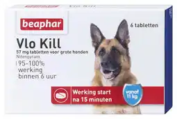 De Online Drogist Beaphar Vlo Kill Tabletten Grote Honden aanbieding