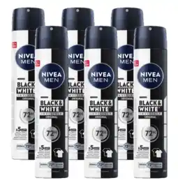 De Online Drogist Nivea Men Black & White Anti-transpirant Spray Voordeelverpakking aanbieding