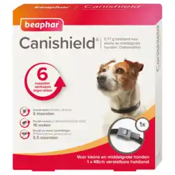 De Online Drogist Beaphar Canishield Halsband Kleine en Middelgrote Honden aanbieding