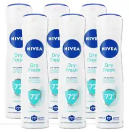 De Online Drogist Nivea Dry Fresh Anti-Transpirant Spray Voordeelverpakking aanbieding