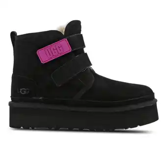 Foot Locker UGG Neumel Kindersneakers - Zwart - Maat 37 - Leer aanbieding
