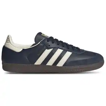 Foot Locker Adidas Samba Sneakers Heren - Blauw - Maat 40 2/3 - Suède aanbieding