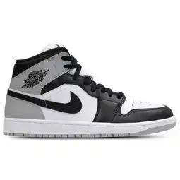 Foot Locker Jordan Aj1 Mid Sneakers Heren - Wit - Maat 42 - Leer, Synthetisch aanbieding