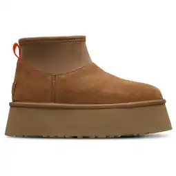 Foot Locker UGG Classic Sneakers Dames - Bruin - Maat 40 - Leer aanbieding