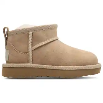 Foot Locker UGG Classic Babyschoenen - Beige - Maat 23.5 - Suède aanbieding