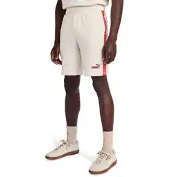 Foot Locker Puma Essentials+ Tape Korte Broeken Heren - Wit - Maat S - Katoen French Terry aanbieding