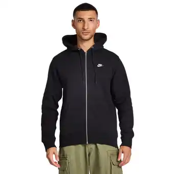 Foot Locker Nike fleece Hoodies Heren - Zwart - Maat M aanbieding
