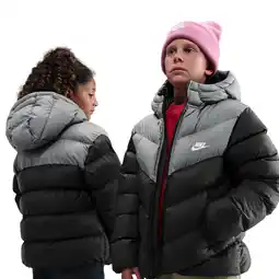 Foot Locker Nike Adp Puffer Colorblock Jassen Kinder - Zwart - Maat 158 - 170 CM - Poly Woven aanbieding