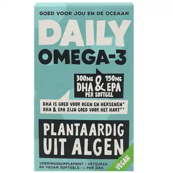 Holland & Barrett Daily Supplements Daily Omega-3 DHA & EPA - 60 capsules aanbieding