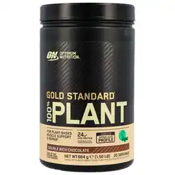 Holland & Barrett Optimum Nutrition Gold Standard 100% Plant Protein Chocolat - 684g aanbieding