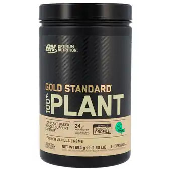 Holland & Barrett Optimum Nutrition Gold Standard 100% Plant Protein Vanilla - 684g aanbieding
