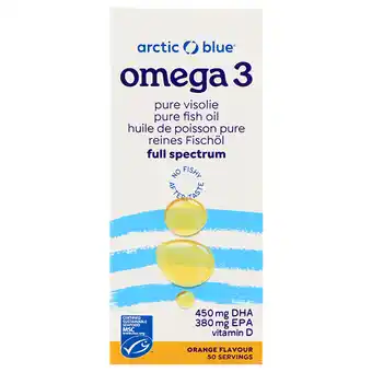 Holland & Barrett Arctic Blue Omega 3 Visolie DHA en EPA met Vitamine D - 250ml aanbieding