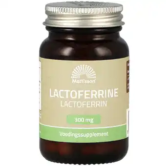 Holland & Barrett Mattisson Lactoferrine 300mg - 30 capsules aanbieding
