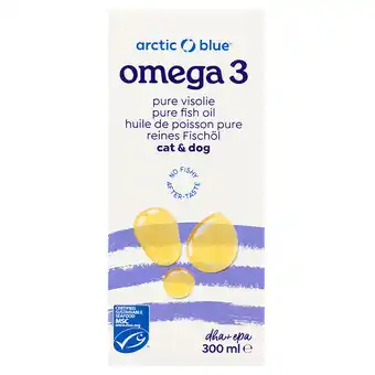 Holland & Barrett Arctic Blue Omega 3 Visolie Dier DHA en EPA - 300ml aanbieding