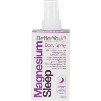 Holland & Barrett BetterYou Magnesium Body Spray Slaap - 100ml aanbieding