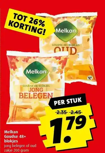 Boni Melkan Goudse 48+ Blokjes aanbieding