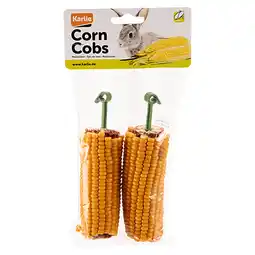 Zooplus Voordeelpakket: 3x 200g Karlie knaagdier maïskolf voedingssupplement voor kleine dieren aanbieding