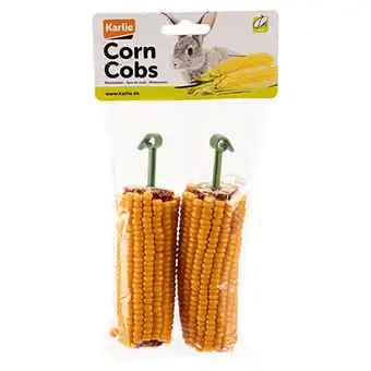 Zooplus Voordeelpakket: 3x 200g Karlie knaagdier maïskolf voedingssupplement voor kleine dieren aanbieding