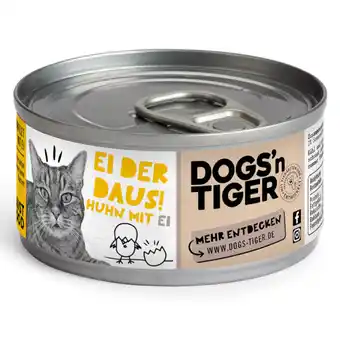 Zooplus Dogs'n Tiger Cat Filet 12 x 70 g - Kipfilet met ei aanbieding