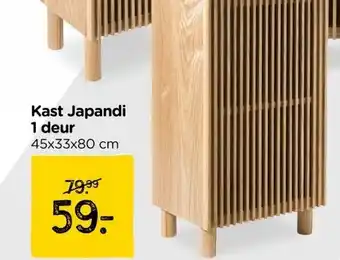 Xenos Kast Japandi 1 deur aanbieding