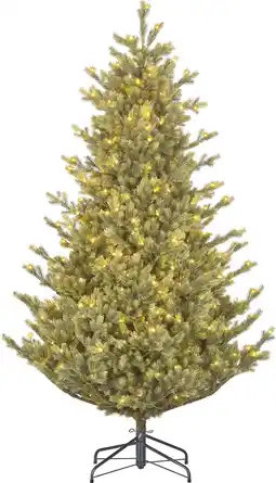 Intratuin Black Box kunstkerstboom Delmar met 410 lampjes warm wit D 140 H 215 cm aanbieding