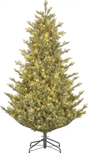 Intratuin Black Box kunstkerstboom Delmar met 410 lampjes warm wit D 140 H 215 cm aanbieding