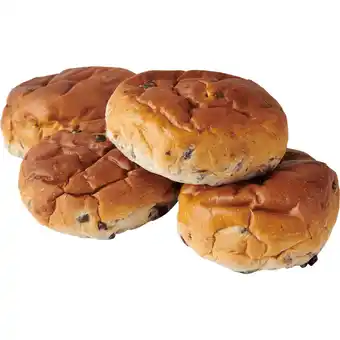 Dekamarkt DekaVers Rozijnen krentenbol 4 stuks aanbieding