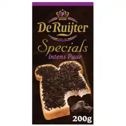 Dekamarkt De Ruijter Chocoladehagel specials intens puur aanbieding