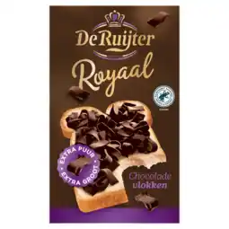Dekamarkt De Ruijter Chocolade vlokken royaal aanbieding