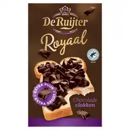 Dekamarkt De Ruijter Chocolade vlokken royaal aanbieding