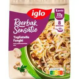 Dekamarkt Iglo Roerbaksensatie tagliatelle bospaddenstoelen aanbieding