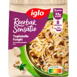 Dekamarkt Iglo Roerbaksensatie tagliatelle bospaddenstoelen aanbieding