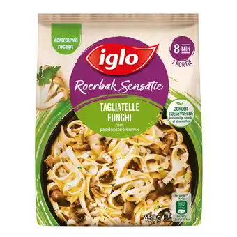 Dekamarkt Iglo Roerbaksensatie tagliatelle bospaddenstoelen aanbieding