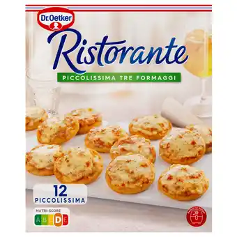 Dekamarkt Dr. Oetker Pizza piccolissima tre fromaggi 12 stuks aanbieding