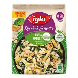 Dekamarkt Iglo Roerbaksensatie kip-pasta-boursin aanbieding