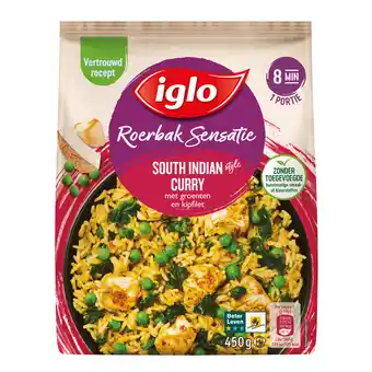 Dekamarkt Iglo Roerbaksensatie south Indian curry aanbieding