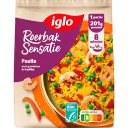 Dekamarkt Iglo Roerbaksensatie Spaanse paella aanbieding