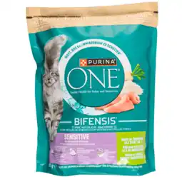 Dekamarkt Purina One Kattenvoer sensitive kalkoen & rijst aanbieding