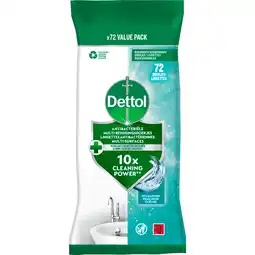 Dekamarkt Dettol Multi reinigingsdoekjes ocean aanbieding