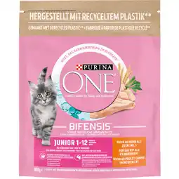 Dekamarkt Purina One Kattenvoer junior kip & volkoren granen aanbieding