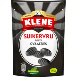Dekamarkt Klene Zoute Ovaaltjes Suikervrije Drop Zak aanbieding