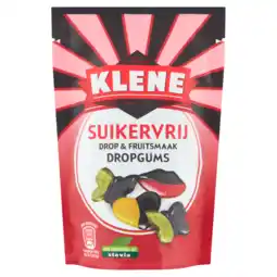 Dekamarkt Klene Dropgums Suikervrije Drop Zoet Zak aanbieding