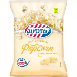 Dekamarkt Jimmy's Popcorn butter flavoured salt aanbieding
