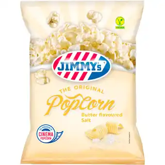 Dekamarkt Jimmy's Popcorn butter flavoured salt aanbieding