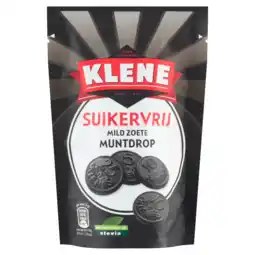 Dekamarkt Klene Muntdrop Suikervrije Drop Zoet Zak aanbieding
